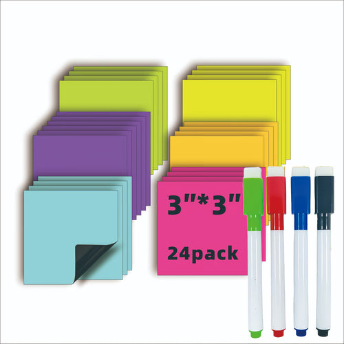 Post-its aimants velleda - Pour métaplans, réactivations de mémoire pédagogiques... - Ecrivables, effaçables