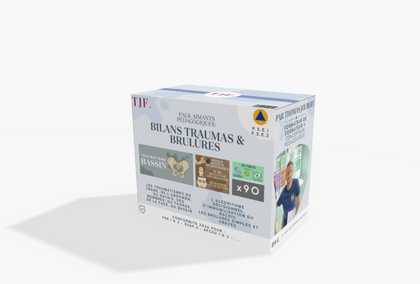 Bilans Traumas & brûlures  : 90 Aimants ludopédagogiques - Pack 8-en-1