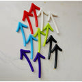 12 aimants flèche 3D de couleurs variées magnétiques pour tableau blanc et tableau noir, pour formations