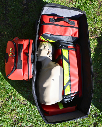 Valise transport G9 XXL: transport du matériel de formation secouriste optimisé (PSC, SST, PSE...)