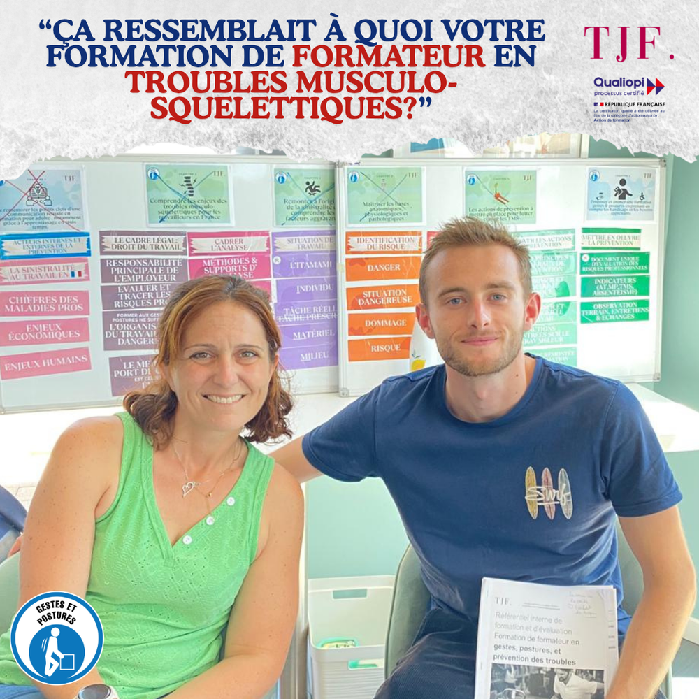 En action pendant la formation