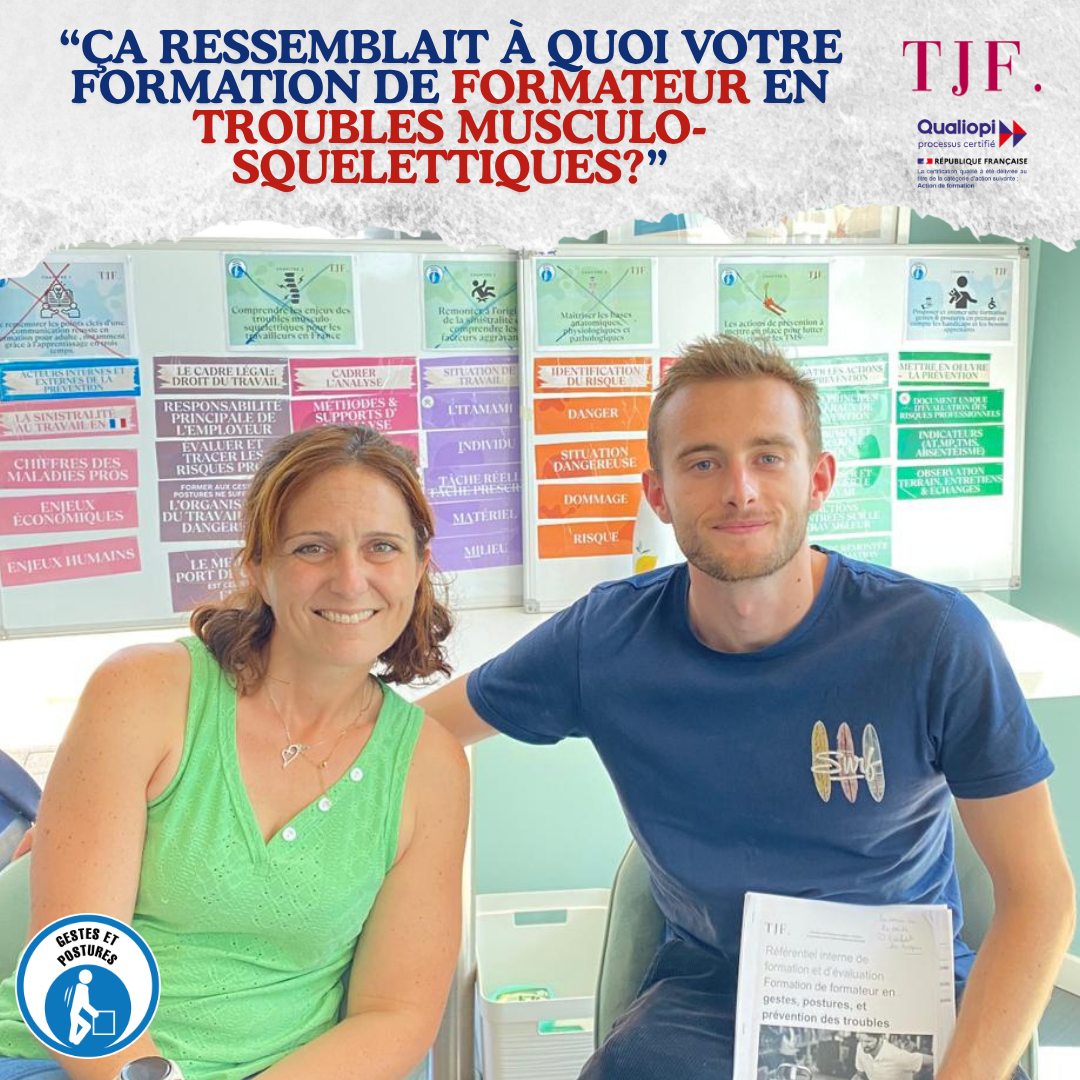 Fo TMS IBC - Formation initiale formateur Troubles musculo squelettiques Industrie Bureau et commerce (Gestes et postures)