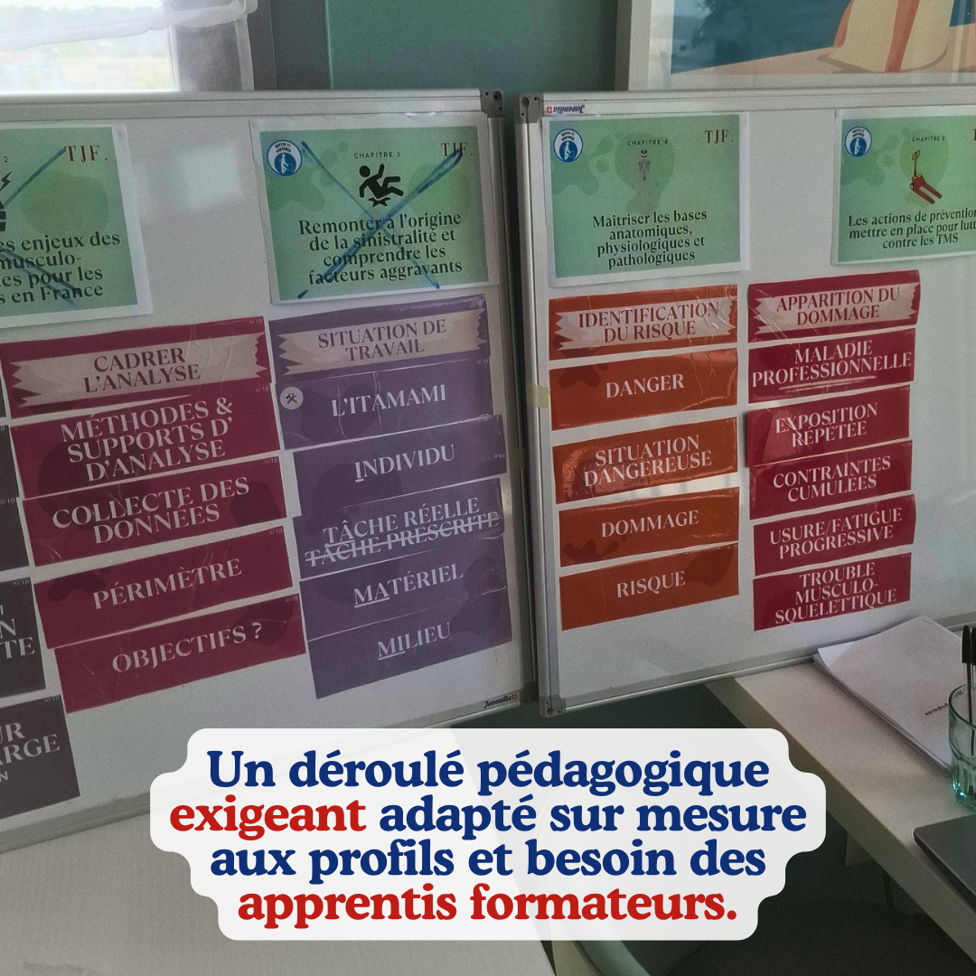 Fo TMS IBC - Formation initiale formateur Troubles musculo squelettiques Industrie Bureau et commerce (Gestes et postures)