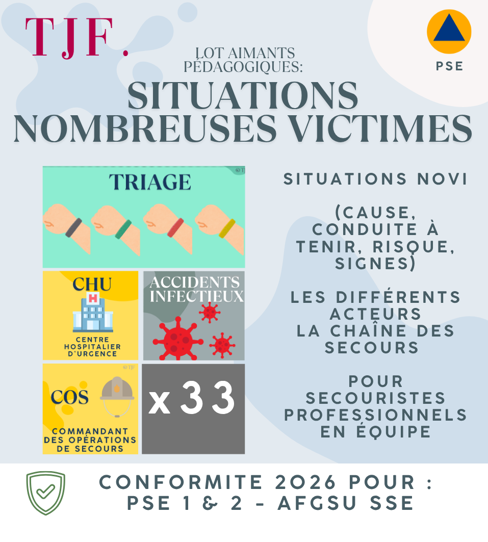 Situation nombreuses victimes:  Lot 33 Aimants ludopédagogiques PSE - situation sanitaire exceptionnelle