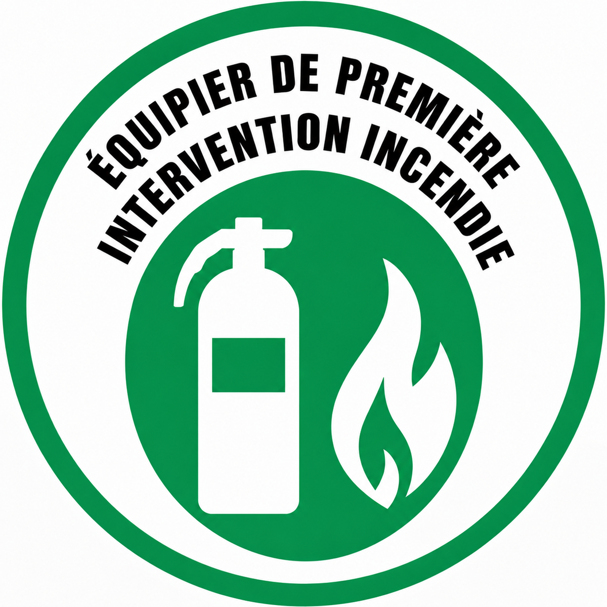 Equipier de Première Intervention Incendie - Guide-fille serre-file + Manipulation d'extincteur sur bac à feu